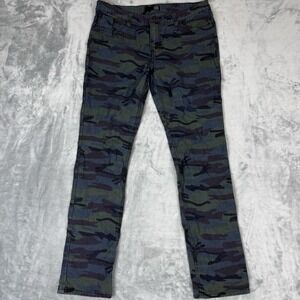 David Kahn Blue camouflage jeans